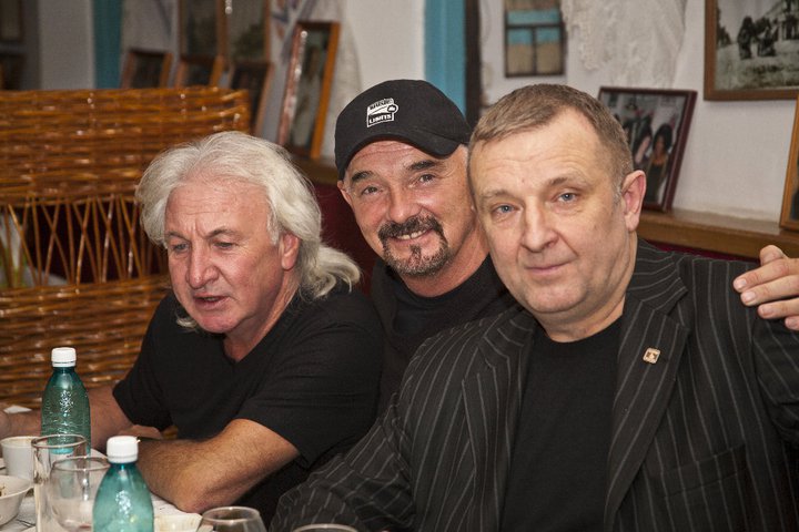 С Терри Атли и Стивом Пинел - группа "Smokie"
