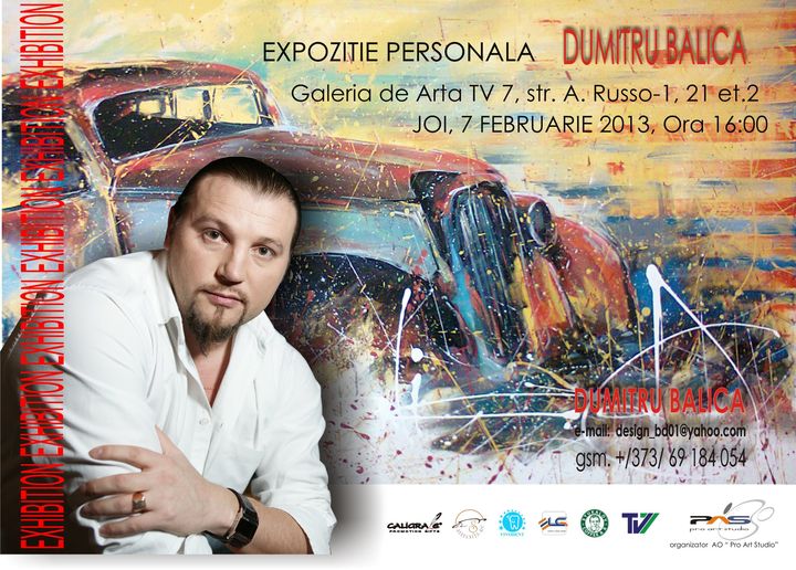 Партнер выставки Дмитрия Балики на TV 7 07.02.2013