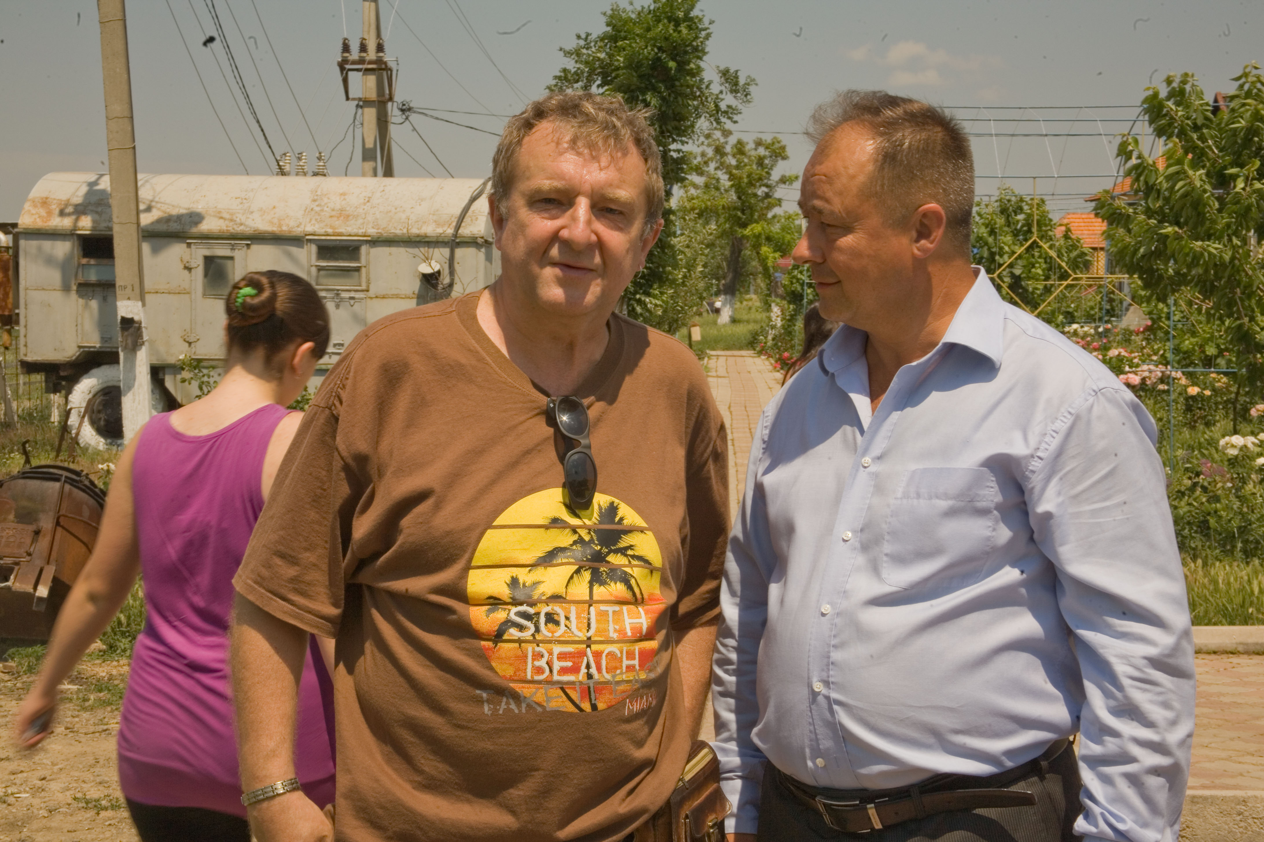 С Александром Палариевым.Фрумошика-Нова.Украина