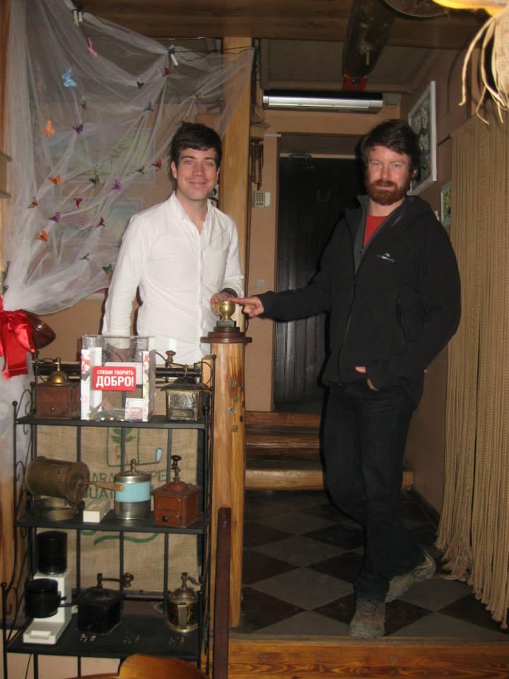 Kris Nicholson(USA )and Chris Aitken (New Ziland) gests of Moldova