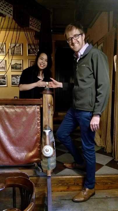 Our frends from New Zeeland Carol Yung and Tim Wilson.